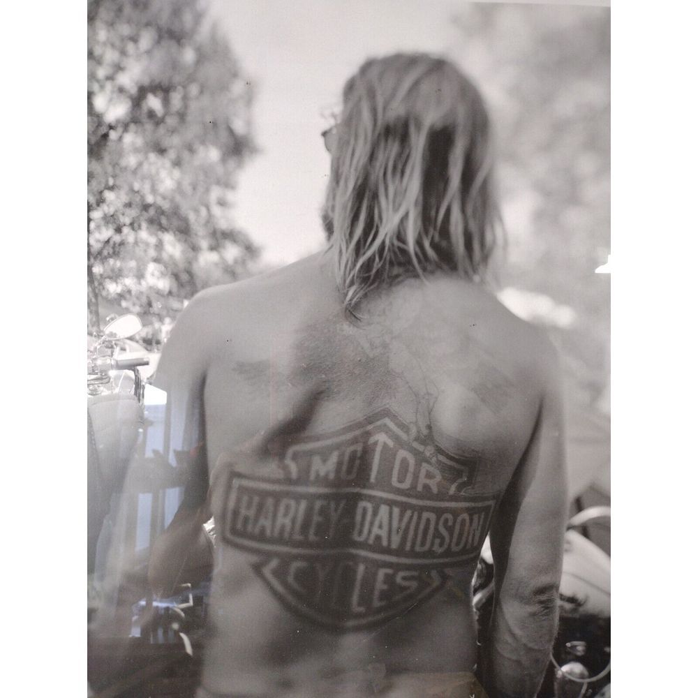 Michael Lichter 1999 "Harley Back Piece"  Poster Print Harley Davidson SIGNED - Picture 2 of 13
